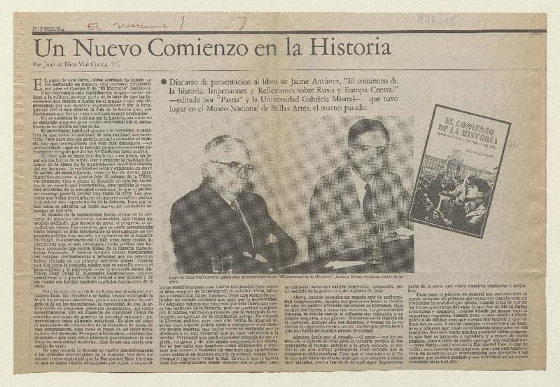 El comienzo de la historia Impresiones y reflexiones sobre Rusia y Europa Central. cover