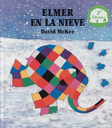 Elmer en la nieve