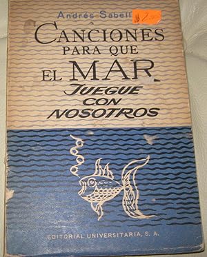 Canciones para que el mar juegue con nosotros cover