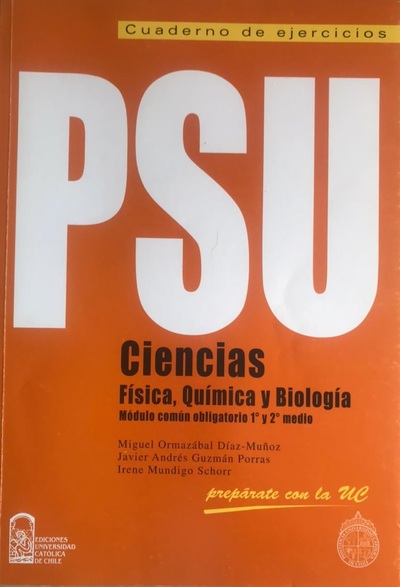 Química PSU : ciencias : módulo común obligatorio 1º y 2º medio
