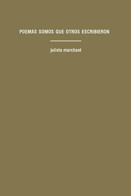 Poemas somos que otros escribieron cover
